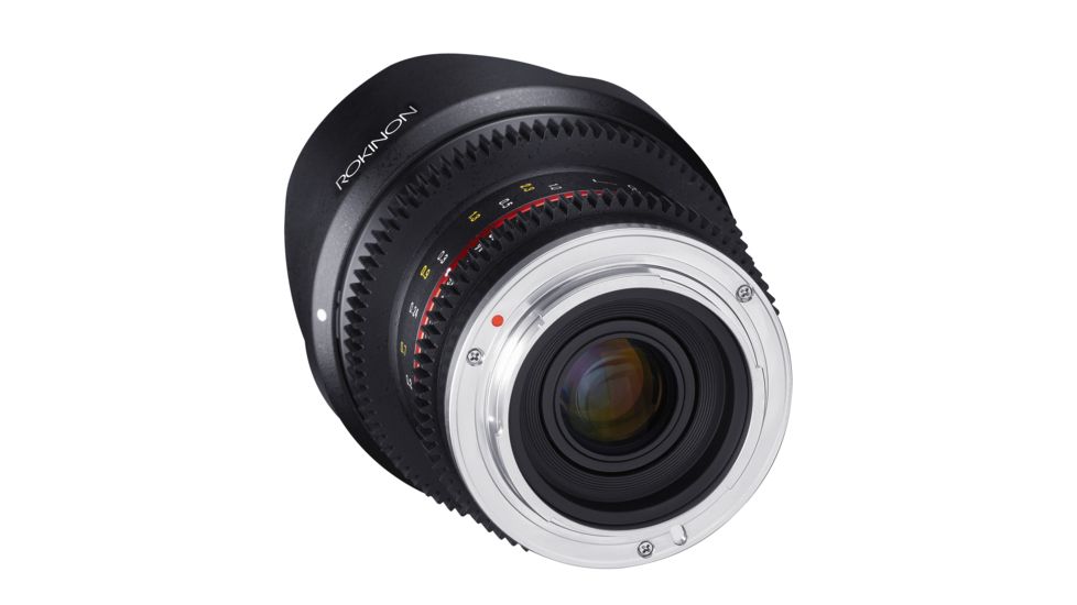 Rokinon 12mm T2.2 Cine Super Wide Angle Camera Lens for Canon M Mount, Black CV12M-M