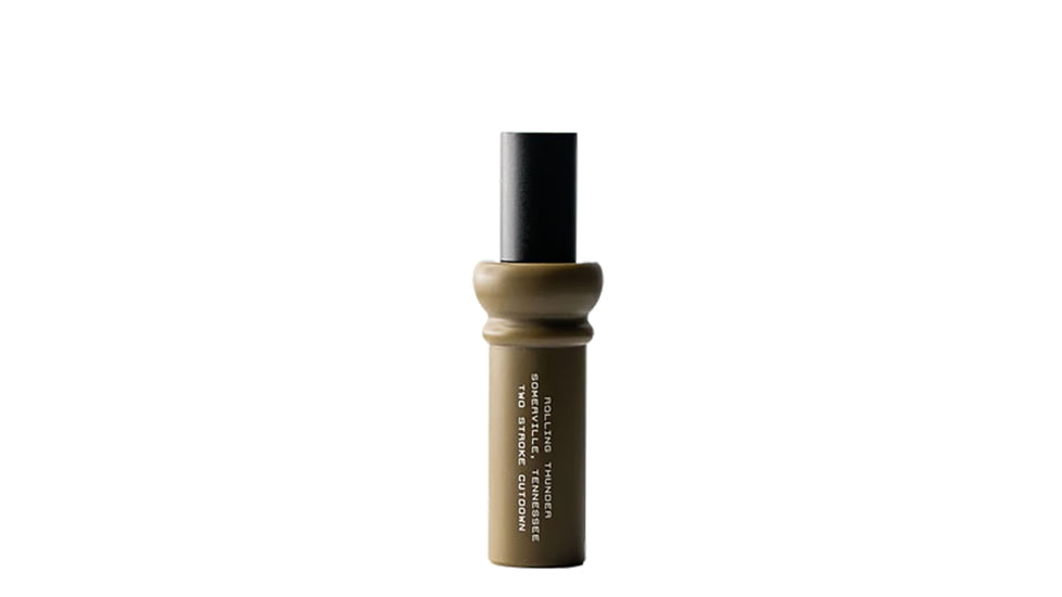 Rolling Thunder Game Two Stroke Double Reed Cutdown Game Call, Ducks, Dark Tan/Black, DC212DTN