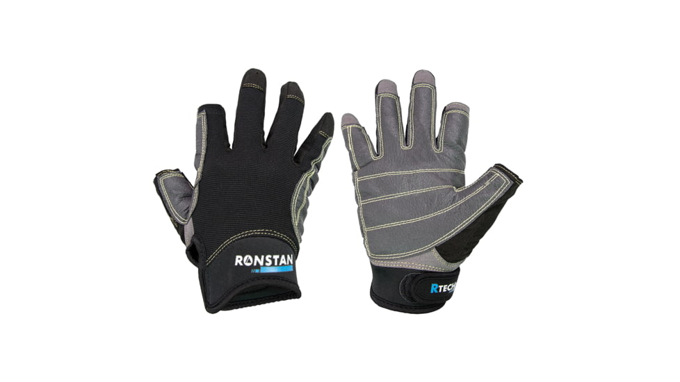 Ronstan Sticky Race Gloves - 3-Finger - Black - XXS, CL740XXS
