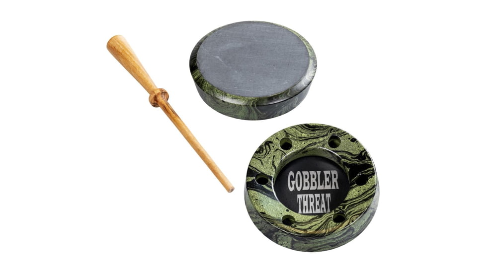 Roost'Em Gobbler Threat Slate Turkey Call, Brown 1401361