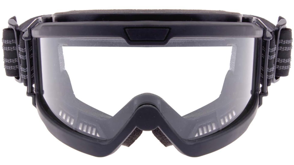 Rothco ANSI Ballistic OTG Goggle System, Interchangeable Smoke/Clear/Yellow Lenses, Black Frame, 1723-Black