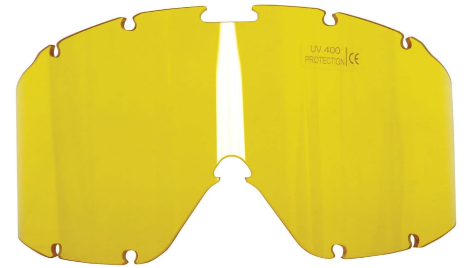 Rothco ANSI Ballistic OTG Goggle System, Interchangeable Smoke/Clear/Yellow Lenses, Black Frame, 1723-Black