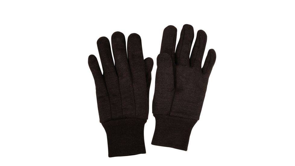 Rothco Brown Cotton Jersey Work Gloves, 4416