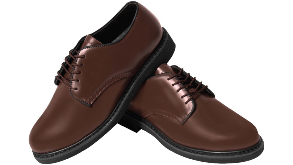 Rothco Brown Uniform Oxford Shoes - Mens, 5 US, 3992-5