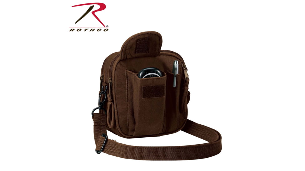 Rothco Excursion Organizer Shoulder Bag, Green/Tiger Stripe, 23270-GreenTigerStripe