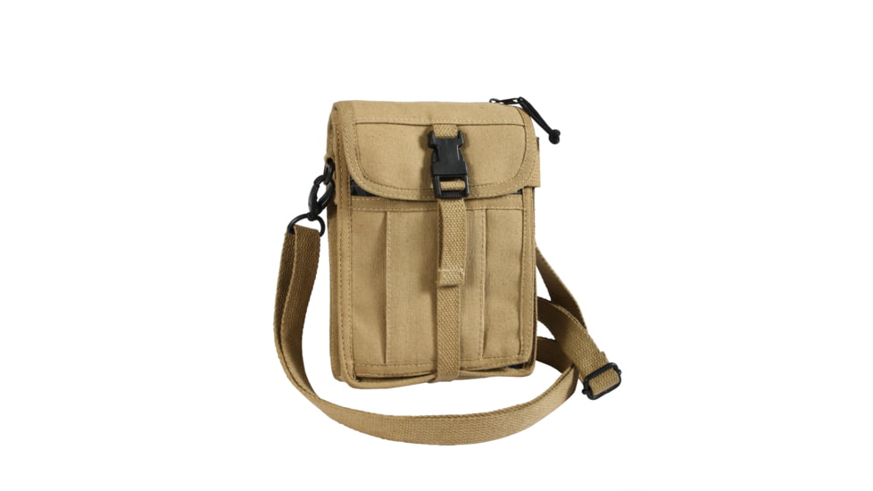 Rothco Canvas Travel Portfolio Bag, Brown, 2125-Brown