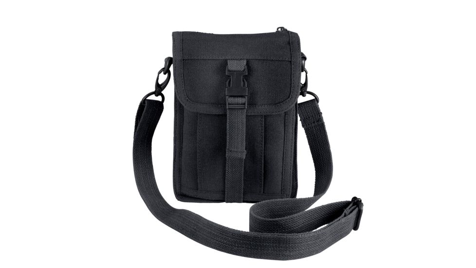 Rothco Canvas Travel Portfolio Bag, Black, 2325-Black