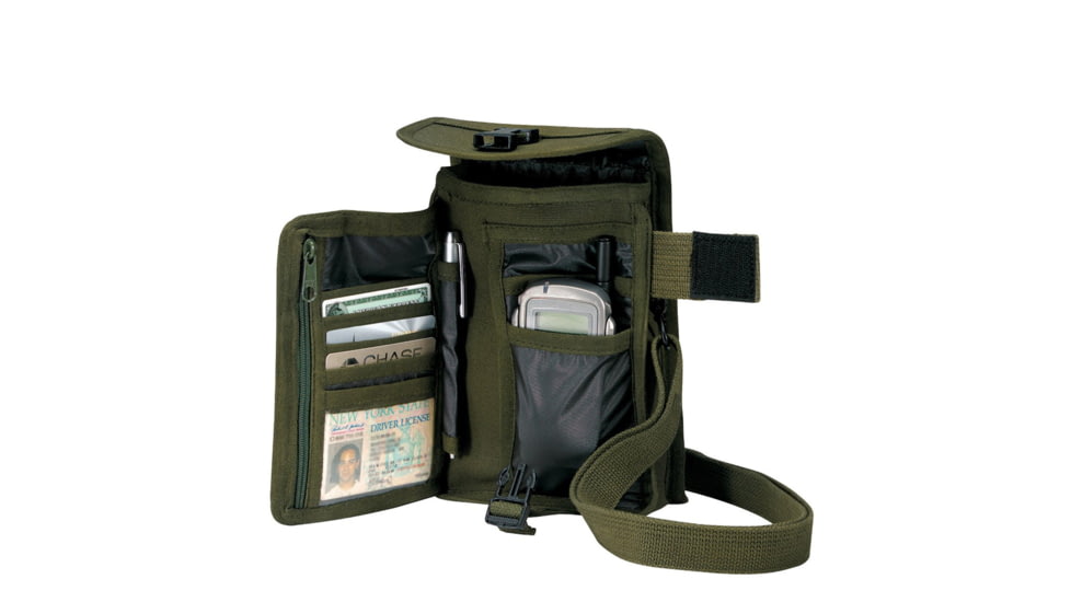 Rothco Canvas Travel Portfolio Bag, Brown, 2125-Brown