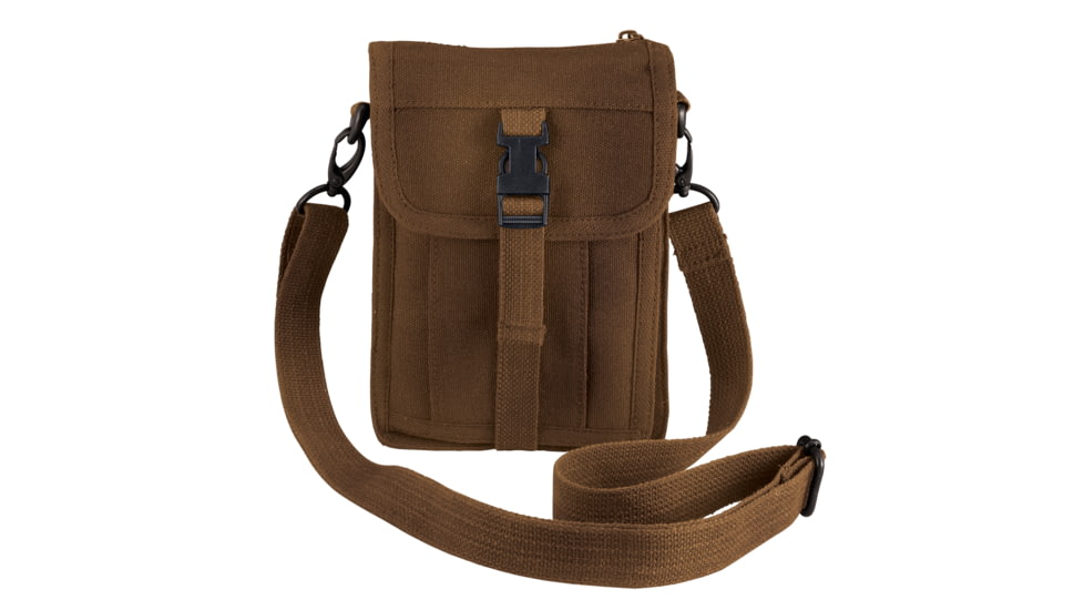 Rothco Canvas Travel Portfolio Bag, Brown, 2125-Brown
