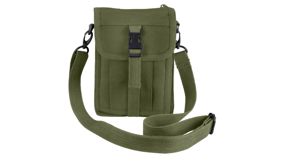 Rothco Canvas Travel Portfolio Bag, Brown, 2125-Brown