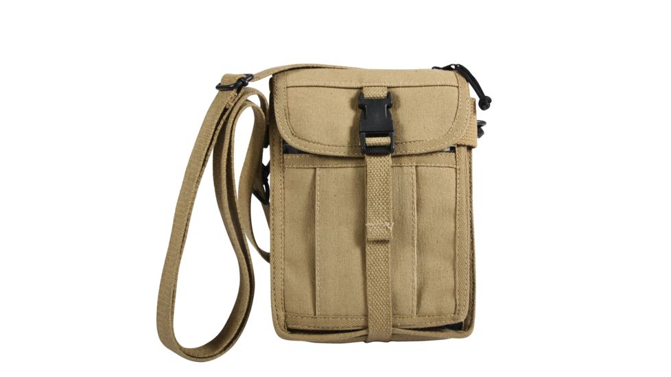 Rothco Canvas Travel Portfolio Bag, Khaki, 2325-Khaki