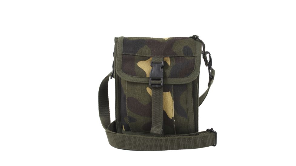 Rothco Canvas Travel Portfolio Bag, Woodland Camo, 2326-WoodlandCamo