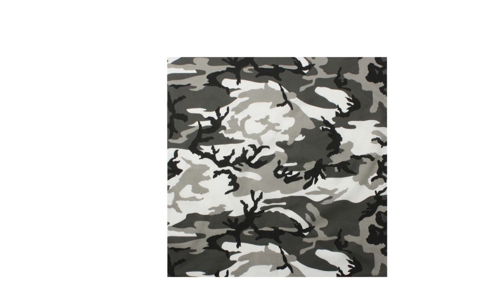 Rothco Colored Camo Bandana, City Camo, 4149-CityCamo