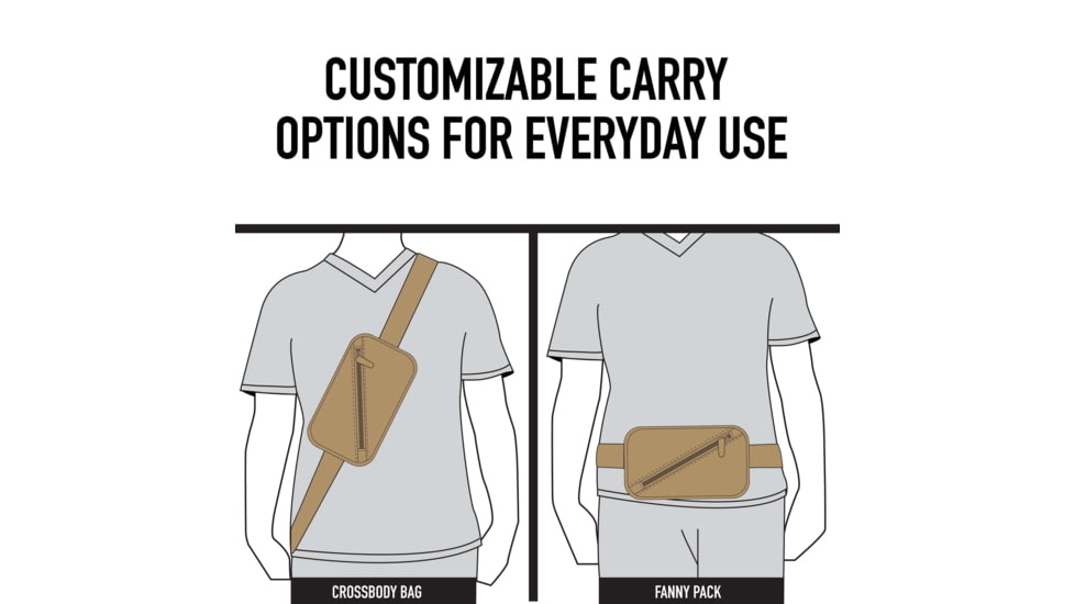 Rothco Crossbody Day Bag, Coyote Brown, 613902039445