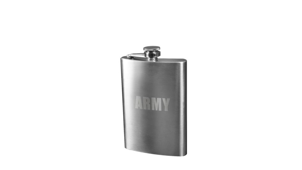 Rothco Engraved Stainless Steel Flasks, 634-Army