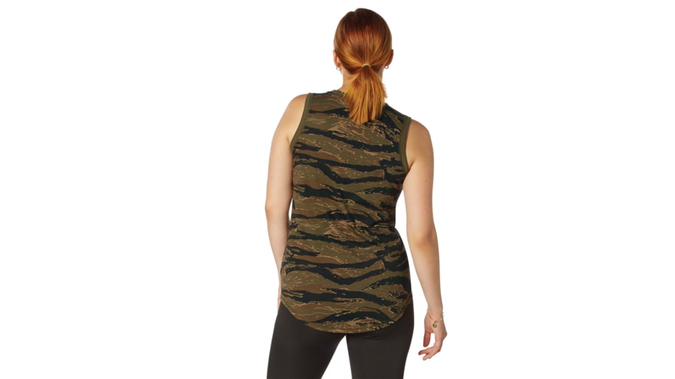 Rothco Essential Tank Top - Womens, Tiger Stripe Camo, 2XL, 13236-TigerStripeCamo-2XL