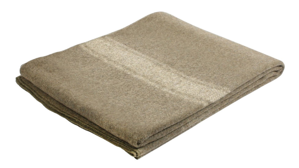 Rothco European Surplus Style Wool Blanket, 66 x 90in, 10230-66x90