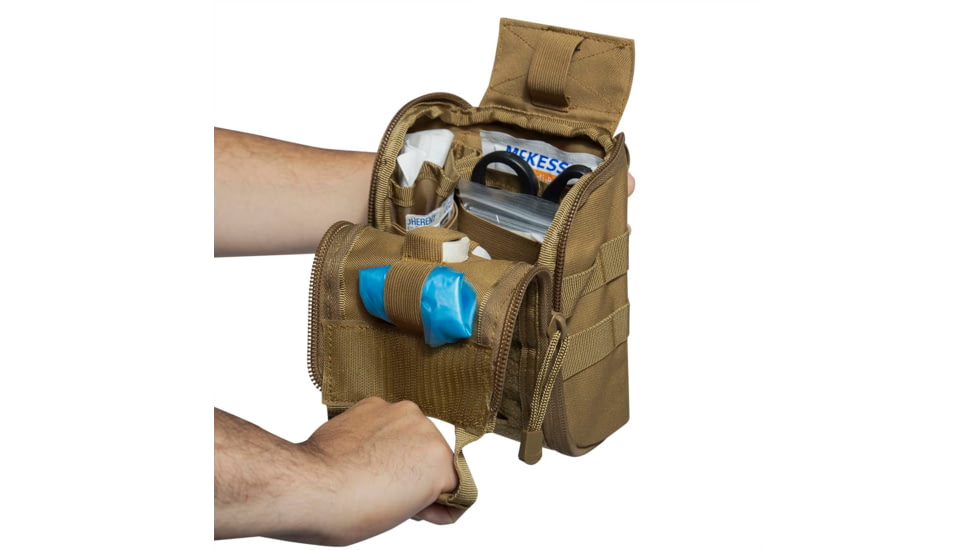 Rothco Fast Action MOLLE Medical Pouch, Coyote Brown, 20757-CoyoteBrown