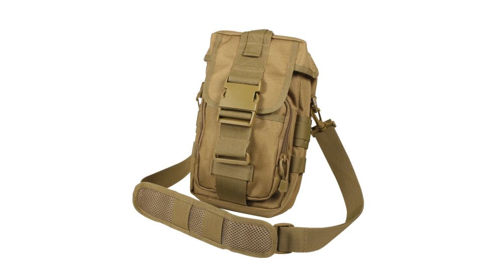 Rothco Flexipack MOLLE Tactical Shoulder Bag, Coyote Brown, 8319-CoyoteBrown