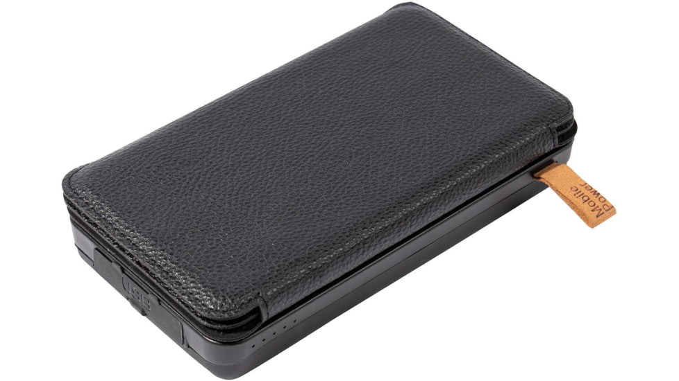 Rothco Folding Solar Panel w/ Power Bank, 16000mah, Black, 42111