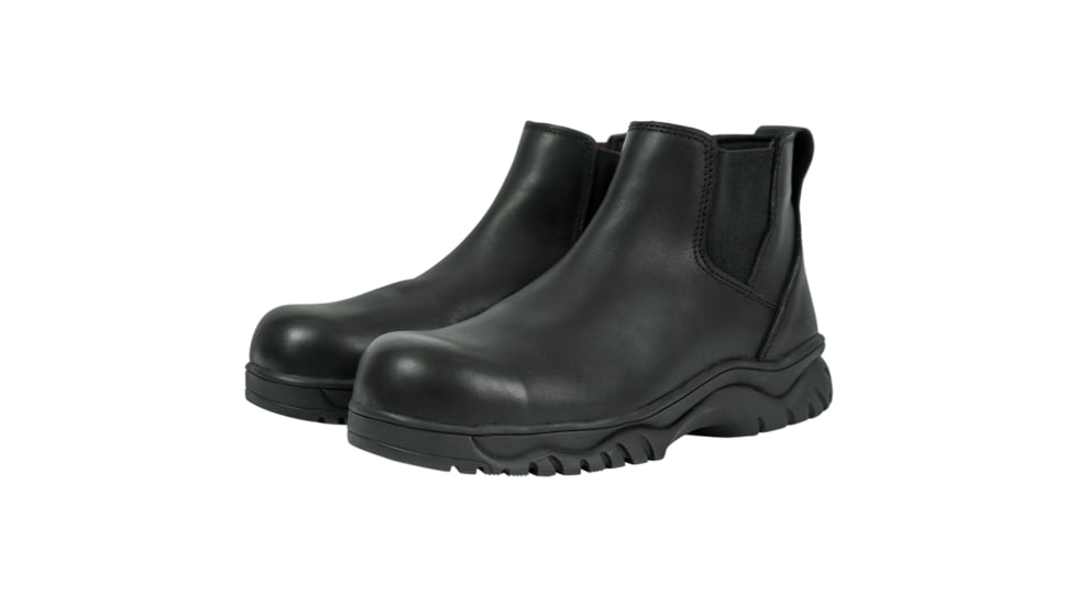Rothco Forced Entry Composite Toe Chelsea Work Boot - 6 Inch, Black, 6, 56956-Black-6
