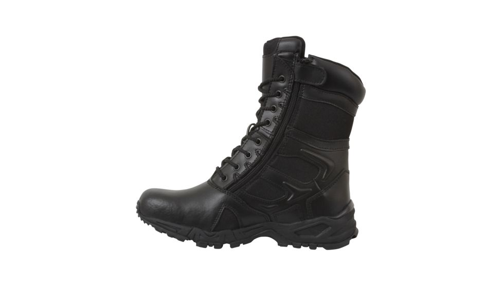 Rothco Forced Entry Deployment Boot With Side Zipper, 12, Wide, 5358-12-Wide
