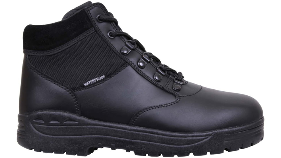 Rothco Forced Entry Tactical Waterproof 6in Boot, Black, 9, 5005-9