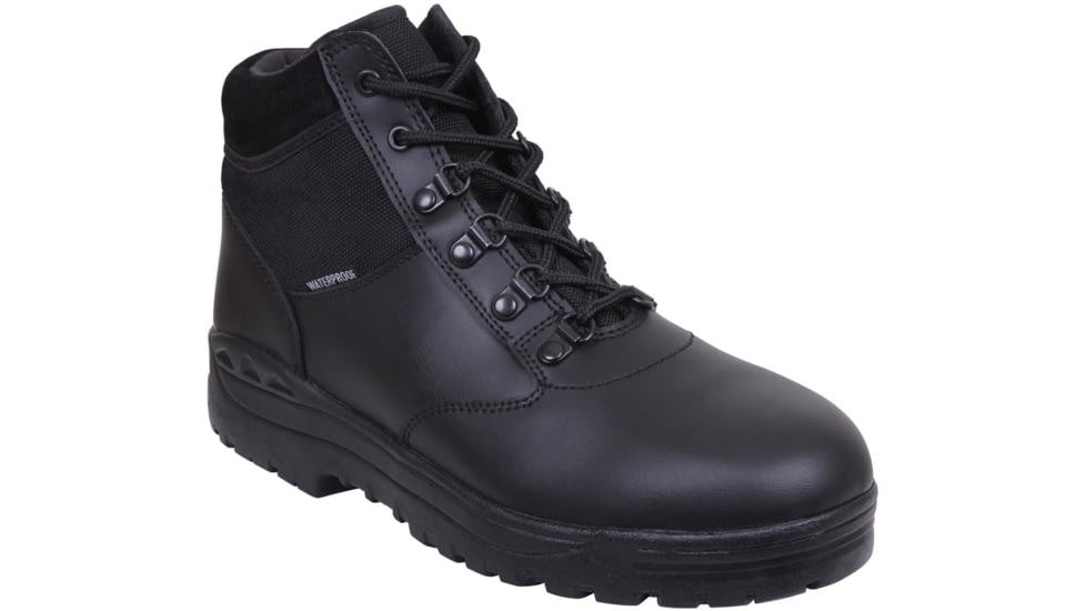 Rothco Forced Entry Tactical Waterproof 6in Boot, Black, 9, 5005-9