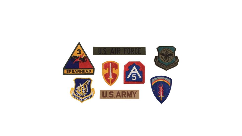 Rothco G.I. Military Assorted Military Patches, 50 pieces, 7489-50pieces