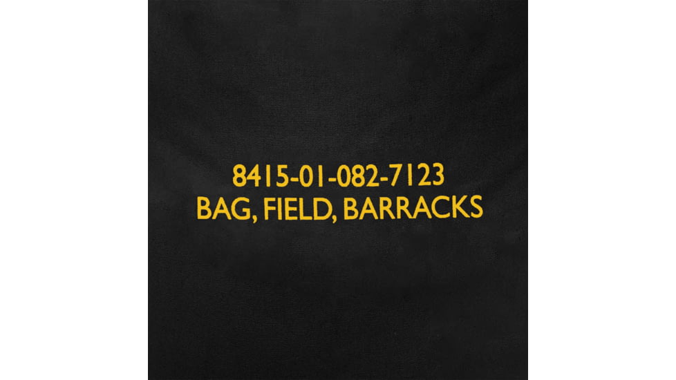Rothco G.I. Type Canvas Barracks Bag, Black, 24 x 32in, 26710-Black-24x32