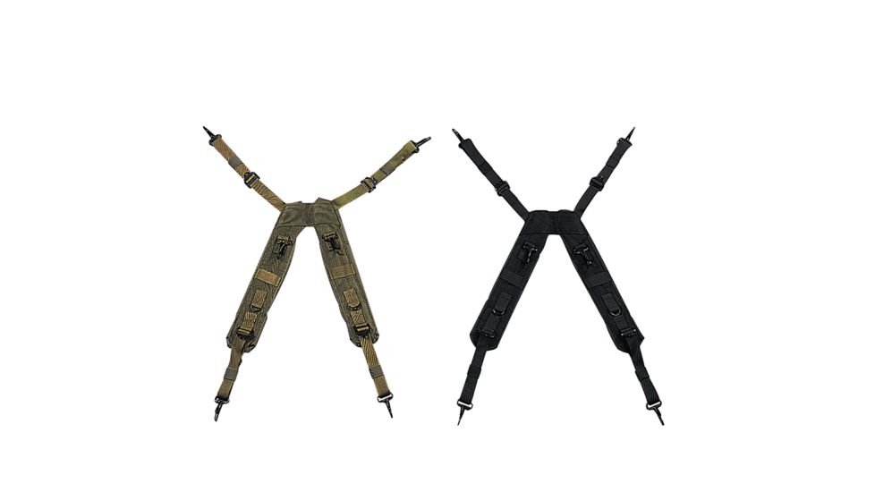Rothco G.I. Type H Style LC-1 Suspenders, Olive Drab, 7045-OliveDrab