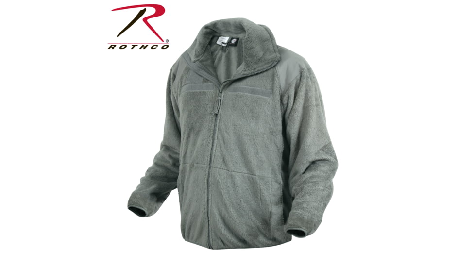 Rothco Generation III Level 3 ECWCS Fleece Jacket - Men's, Olive Drab, Large, 97390-OliveDrab-L