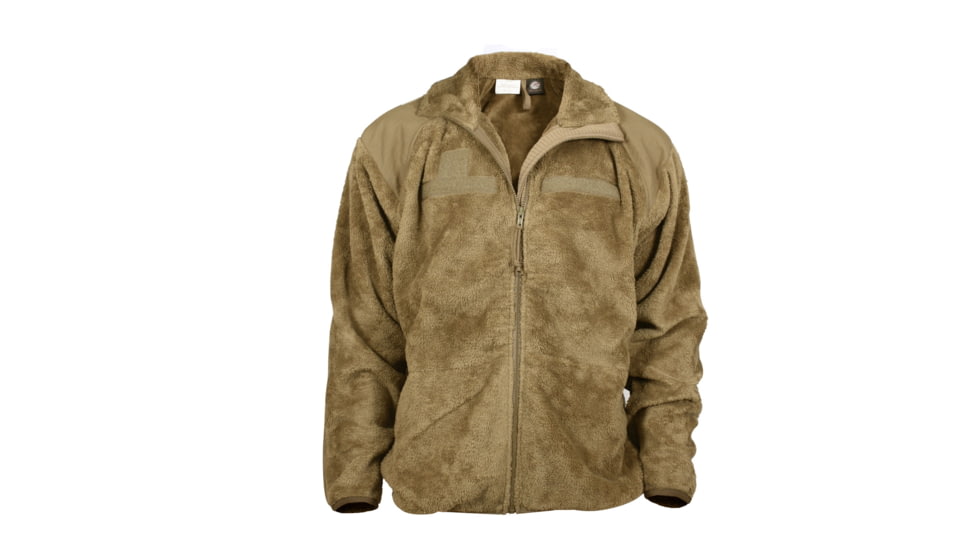 Rothco Generation III Level 3 ECWCS Fleece Jacket, Coyote Brown, S, 9734-S
