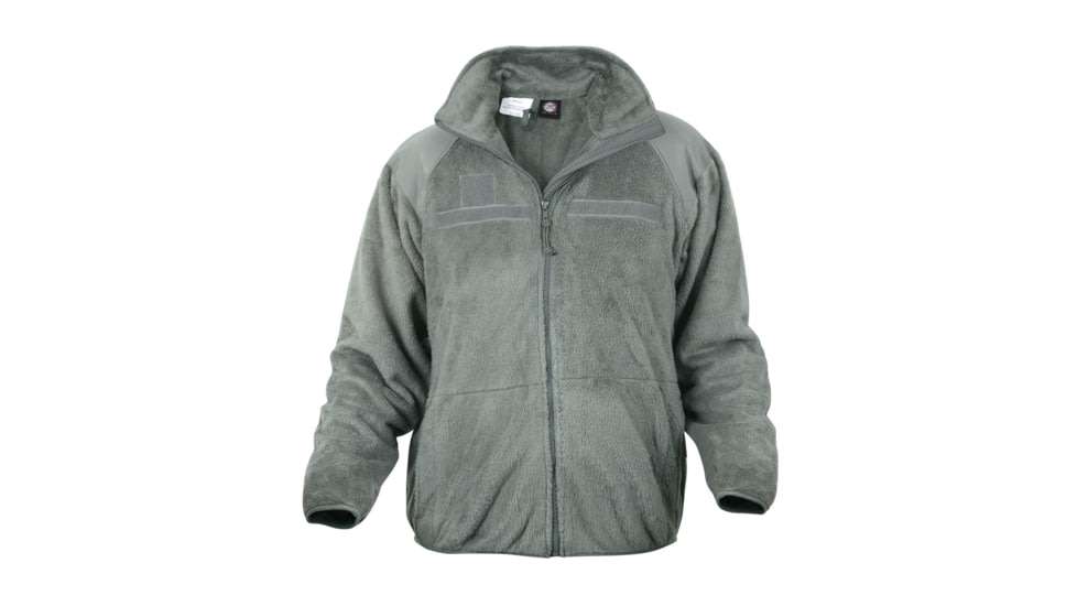Rothco Generation III Level 3 ECWCS Fleece Jacket, Foliage Green, Small, 9730-FoliageGreen-S