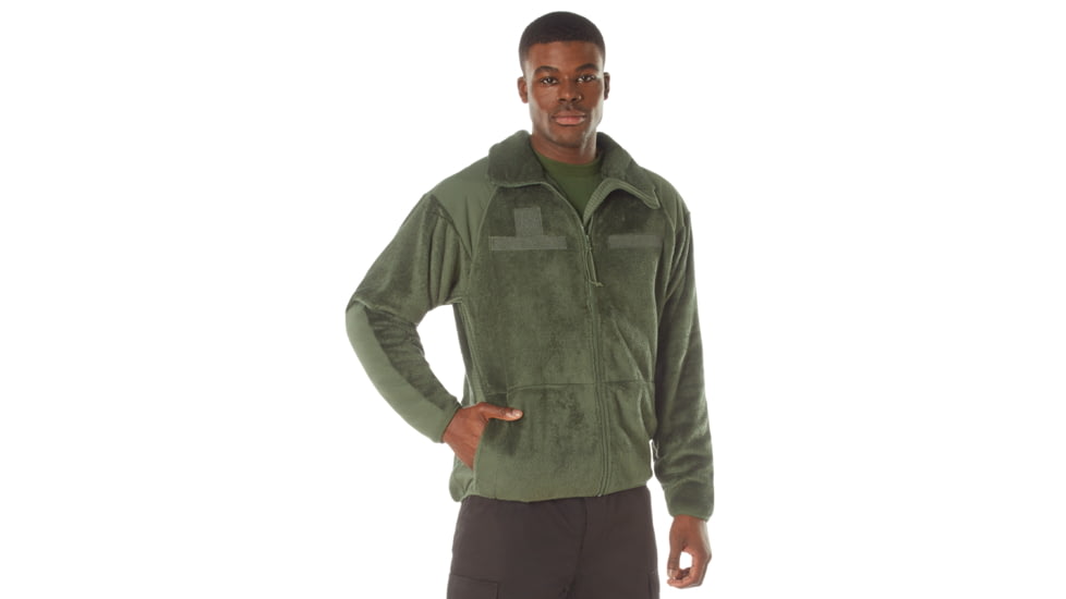 Rothco Generation III Level 3 ECWCS Fleece Jacket, Olive Drab, L, 97390-OliveDrab-L