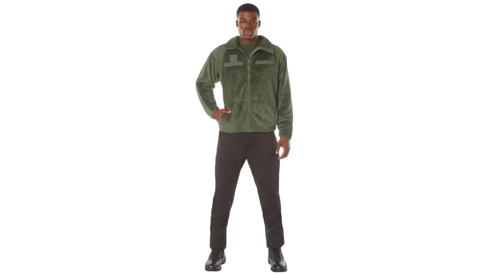 Rothco Generation III Level 3 ECWCS Fleece Jacket, Olive Drab, L, 97390-OliveDrab-L