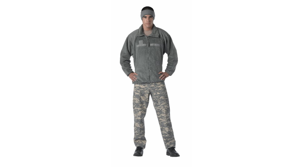 Rothco Generation III Level 3 ECWCS Fleece Jacket - Men's, Olive Drab, Large, 97390-OliveDrab-L