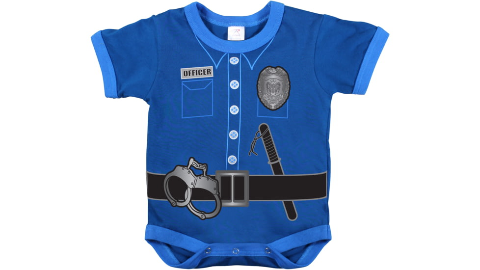 Rothco Infant One Piece Police Uniform, Navy, 3T, 67099-918