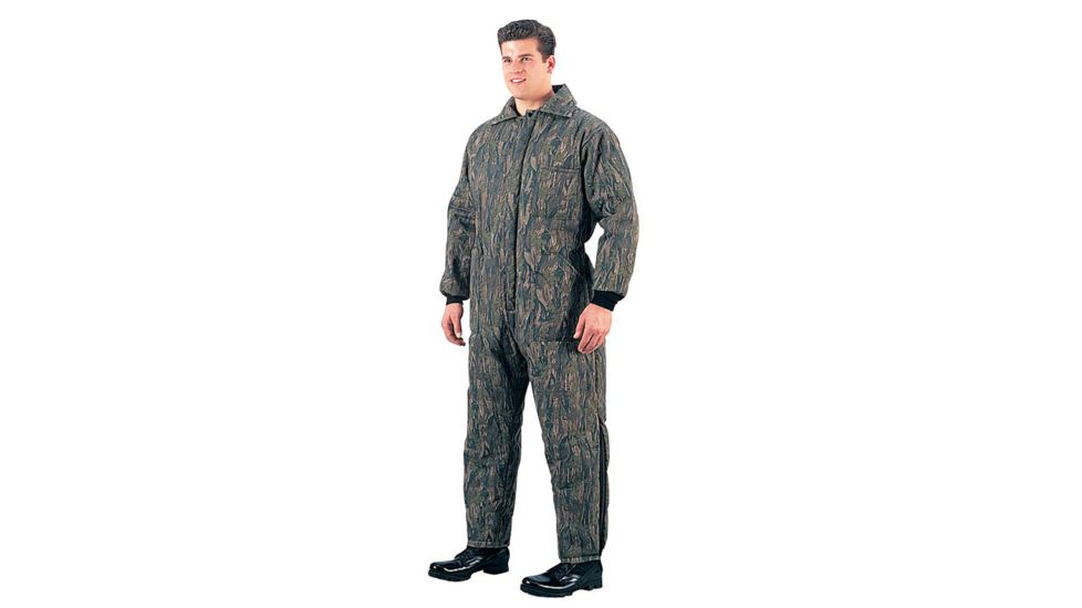 Rothco Insulated Coveralls, Smokey Branch Camo, 2XL, 7036-SmokeyBranchCamo-2XL