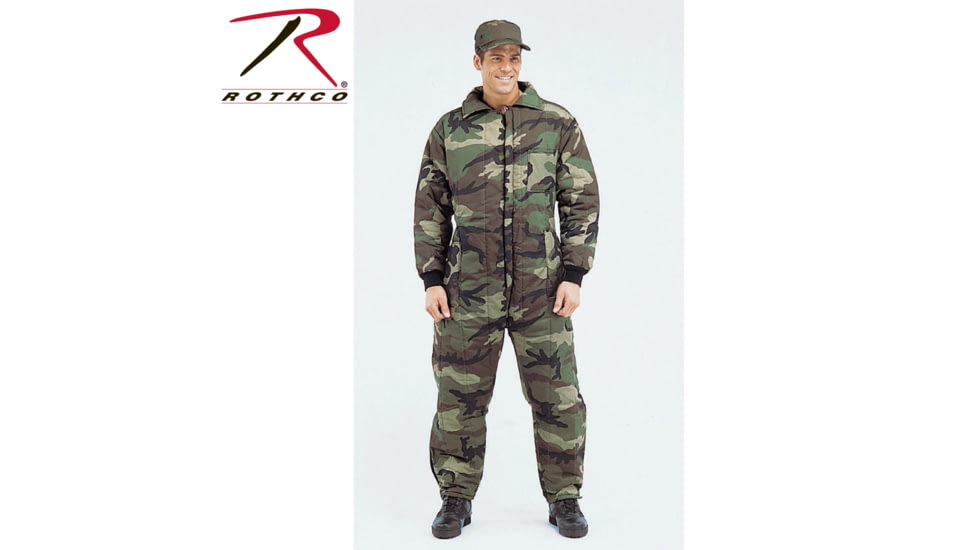 Rothco Insulated Coveralls, Woodland Camo, 4XL, 7039-WoodlandCamo-4XL