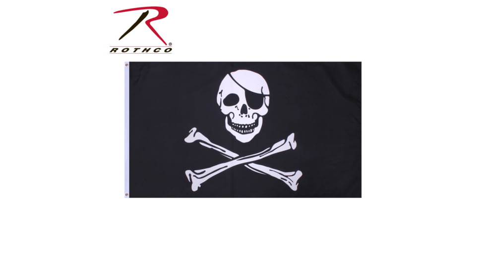 Rothco Jolly Roger Flag, 3x5, 1464-3x5