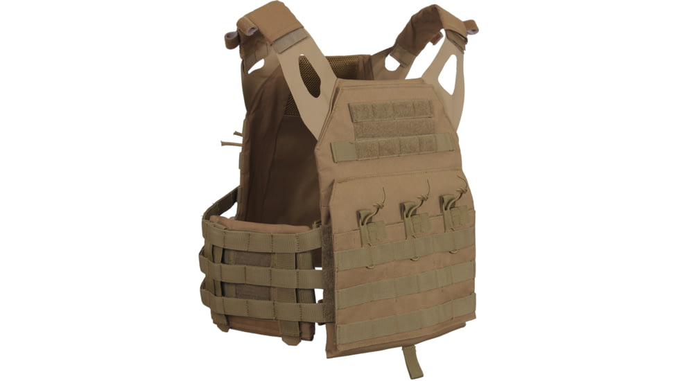 Rothco LACV Side Armor Pouch Set, 5.75in x 5.75in x 0.5in, Coyote Brown, 5729