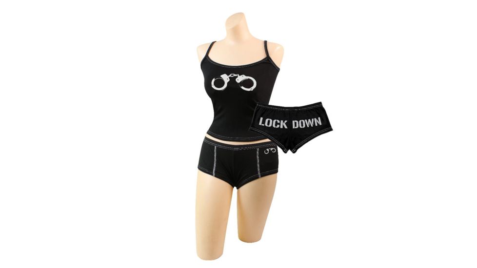 Rothco Lock Down Booty Shorts &amp; Tank Top, Extra Small, 4705-Top-XS