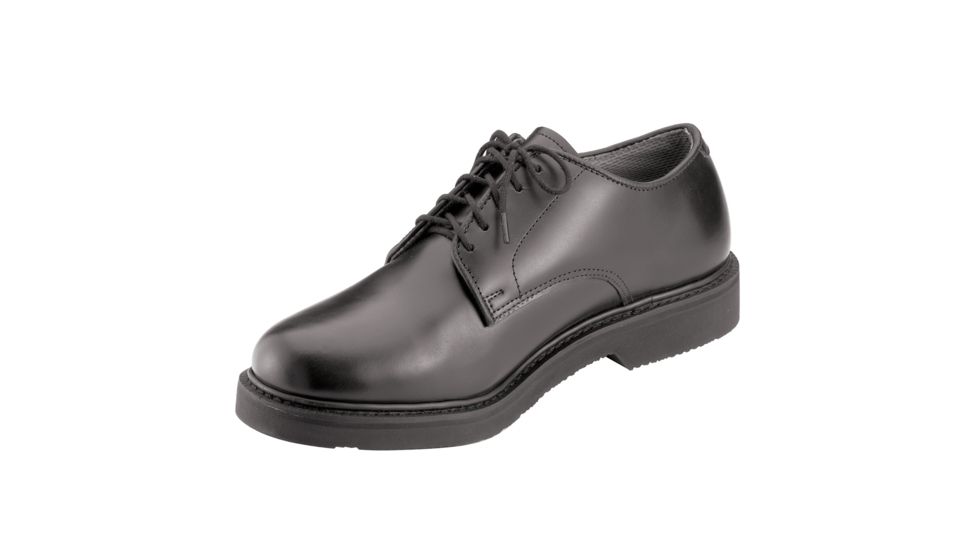 Rothco Military Uniform Oxford Leather Shoes, 12, Wide, 5085-12-Wide