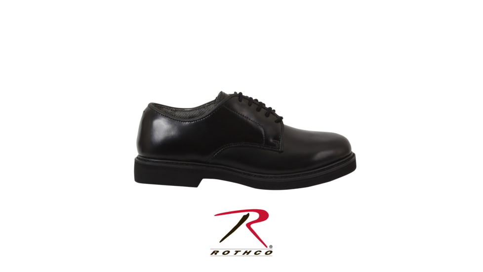 Rothco Military Uniform Oxford Leather Shoes, 12, Wide, 5085-12-Wide