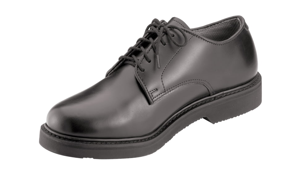 Rothco Military Uniform Oxford Leather Shoes, 12, Wide, 5085-12-Wide