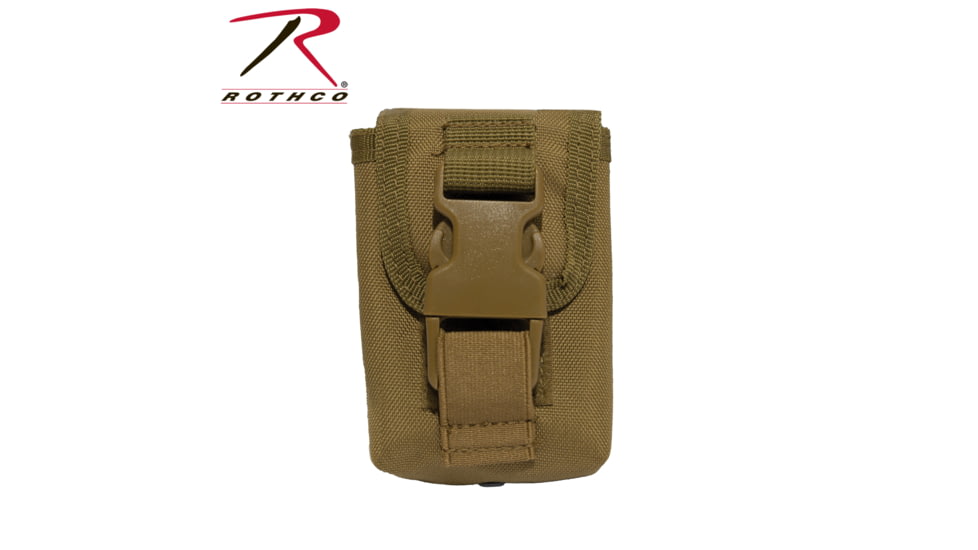 Rothco MOLLE Strobe/GPS/Compass Pouch, Coyote Brown, 98540-CoyoteBrown
