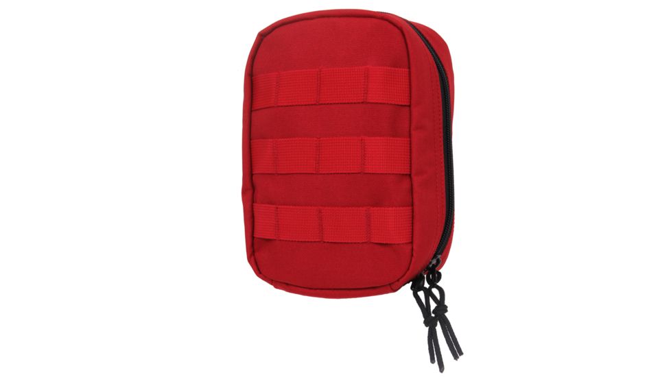 Rothco MOLLE Tactical Trauma &amp; First Aid Kit Pouch, Red, 97760-Red