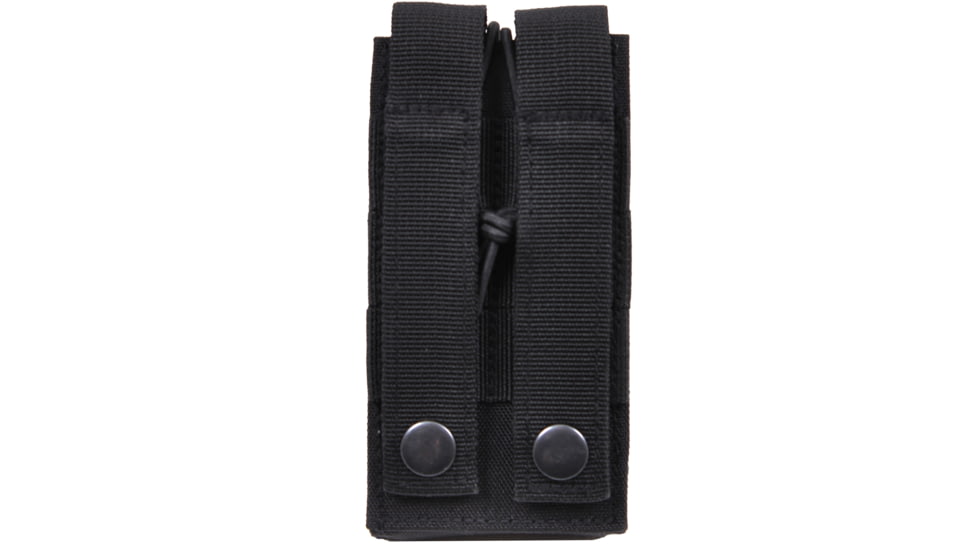 Rothco MOLLE Universal Radio Pouch, Black, 5229