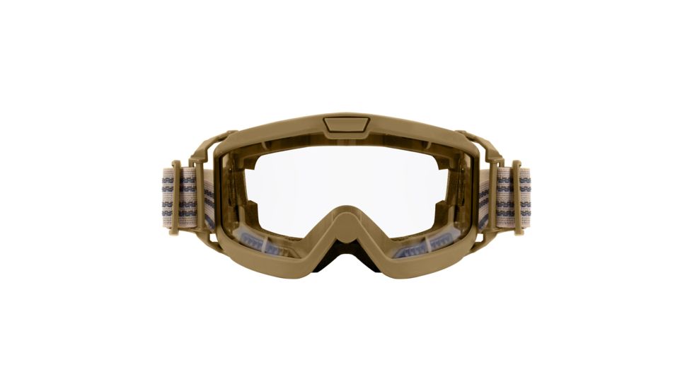 Rothco OTG Ballistic Goggles, Coyote Brown / Clear, 1732-CoyoteBrownClear